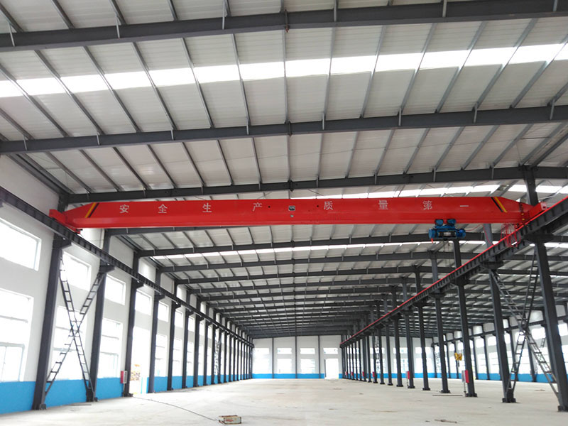 Electric hoist single beam crane case